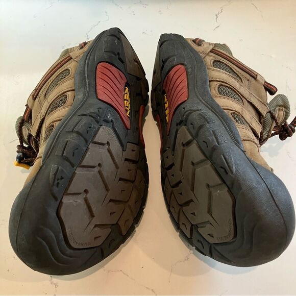 Keen Flint Hiking Shoes Men's 6 US Brown Tan Waterproof Leather Trail 39 EUR - Picture 5 of 12